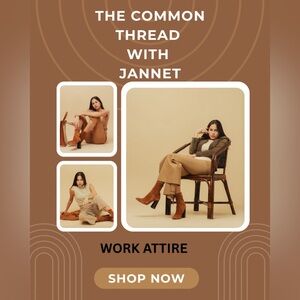 THE COMMON THREAD WITH JANNET..WORK ATTIRE